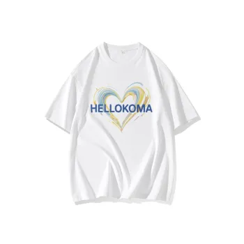 FAIRWHALE Drop Shoulder Sleeve T Shirt Women's
