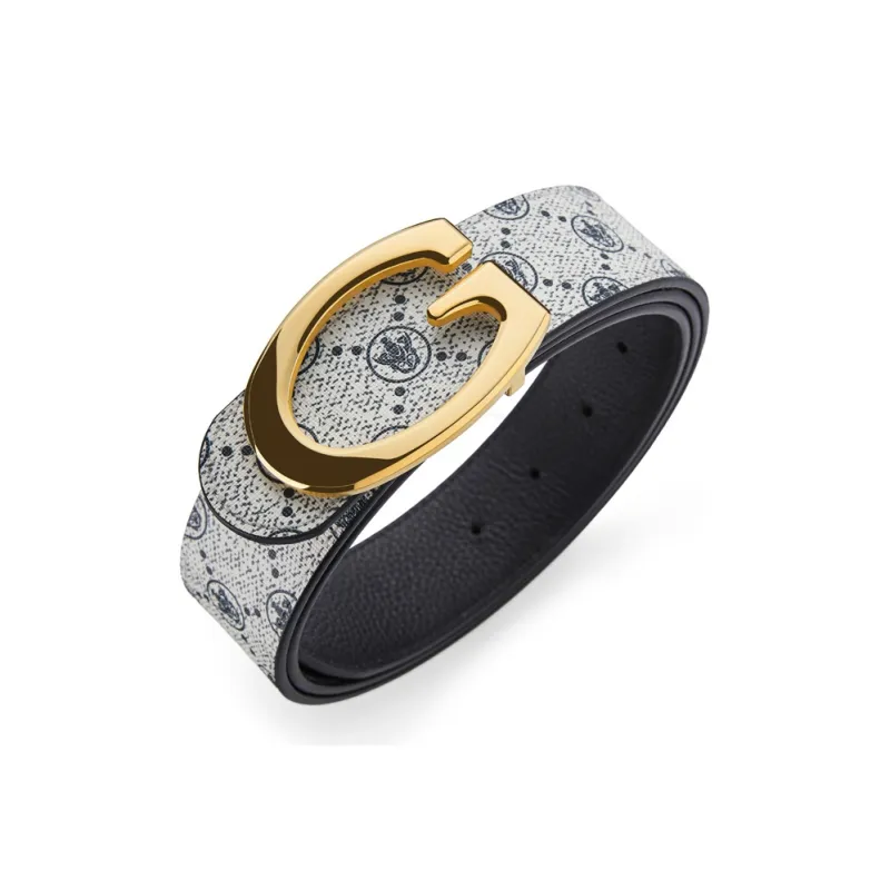 Jeccieziio Cow Leather Belts Men's Gunmetal, Gold, Silver Width 3.8CM-17