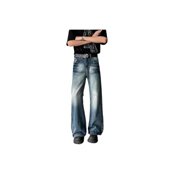 NVRFRGT Jeans Unisex Blue