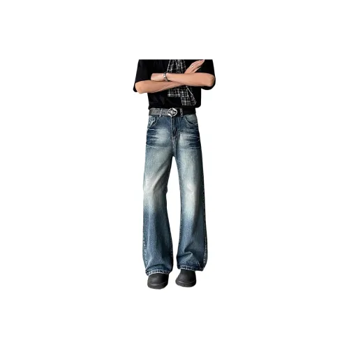 NVRFRGT Jeans Unisex Light Gray