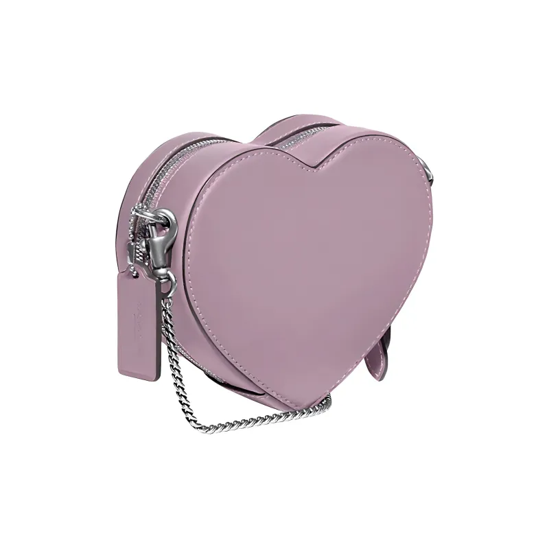 COACH Glove Tanning Shoulder Bag, Crossbody Bag Mini Women's Taro Purple-1