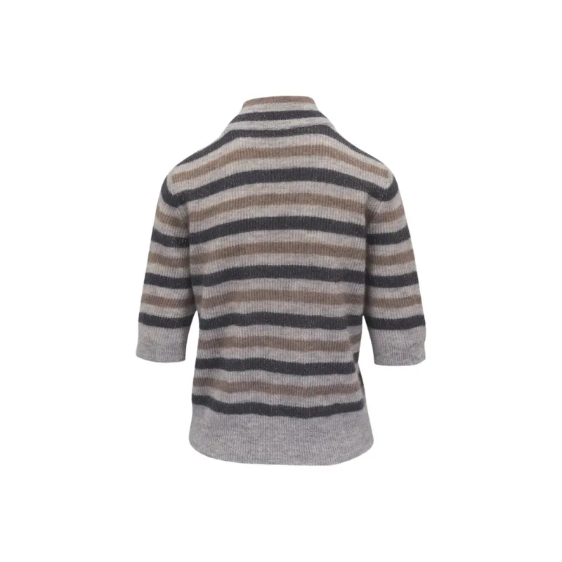 Brunello Cucinelli SS25 Sweater Women's Gray-1
