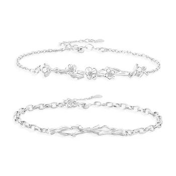 Strange S925 Silver Bracelets Women's