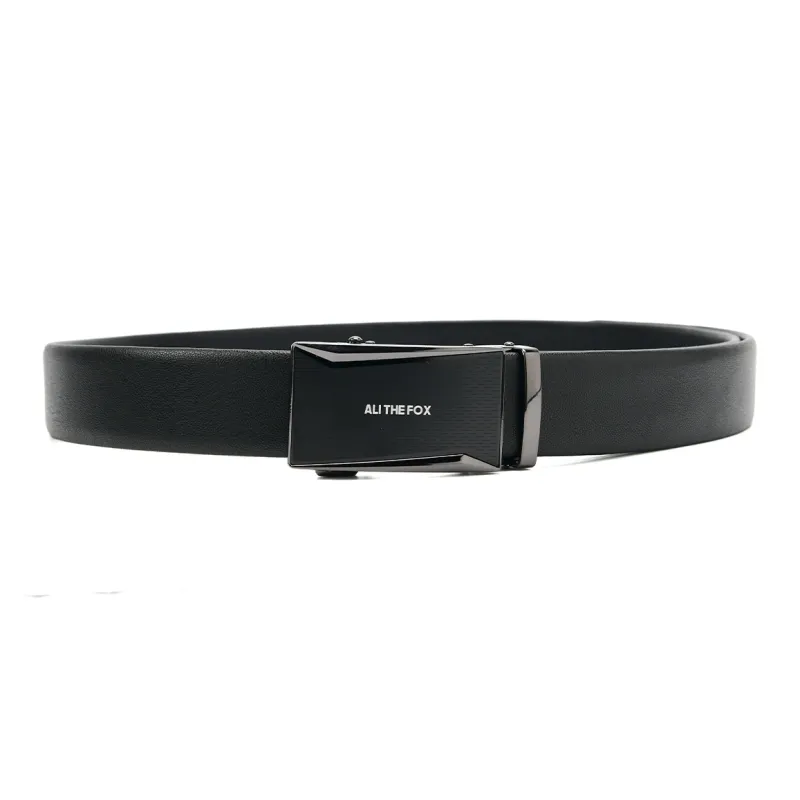 ALI THE FOX Zinc Alloy/Split Cow Leather Belts Unisex 3.5cm-2
