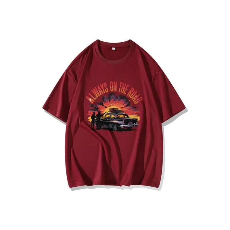 FAIRWHALE Drop Shoulder Sleeve T Shirt Women's-4