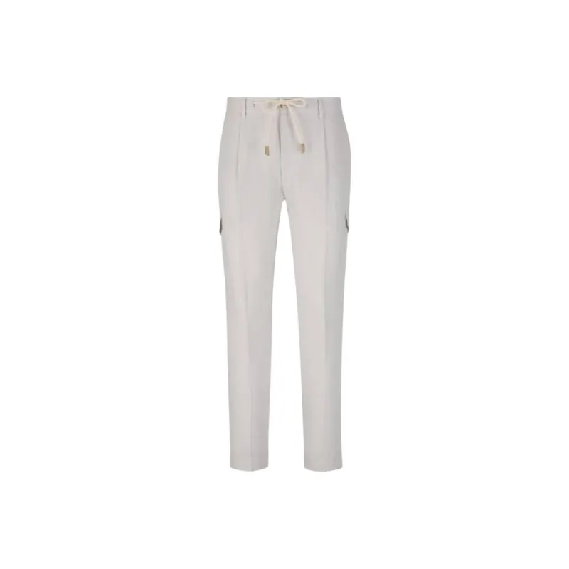 Gran Sasso Linen Cargo Pants-0
