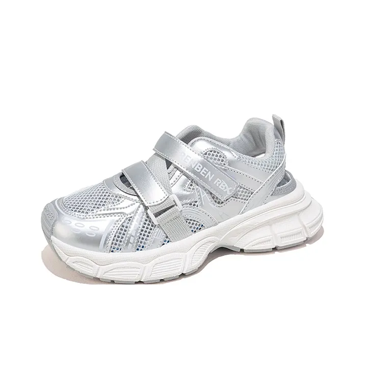 RENBEN Breathable, Height Enhancing, Lightweight River Trekking Shoes Women's Silver-2