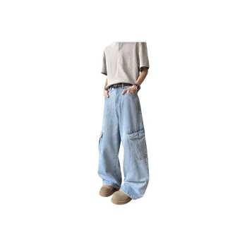 NVRFRGT Jeans Unisex Blue
