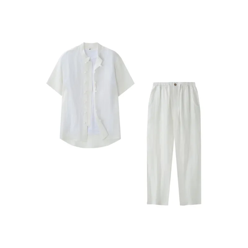 XUANSHENG Shirt Matching Set Men's-13