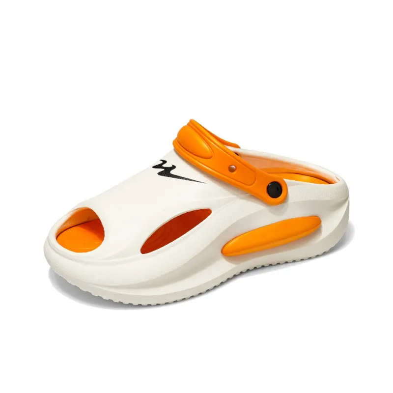 Binary EVA Cut Out Quick Dry Slip Resistant Slide Slippers Unisex-11