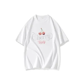 FAIRWHALE Drop Shoulder Sleeve T Shirt Women's