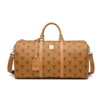 FAIRWHALE PVC Travel Bag Unisex Brown