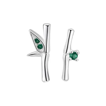 Happy Tide S999 Fine Silver Stud Earrings Women's