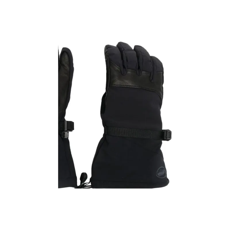 MAMMUT Polyamide, Polyester, Elastane Gloves Men's Black-1
