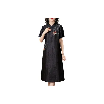 Yi Mengyuan Short Sleeved Dress Women's