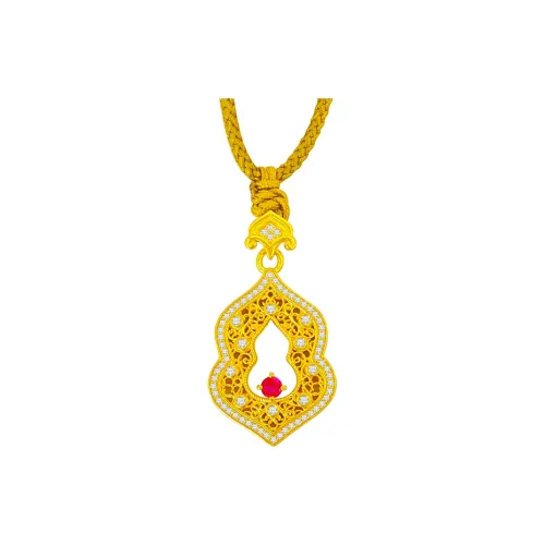 DEMONE S999 Fine Silver Sterling Silver Necklaces Women's