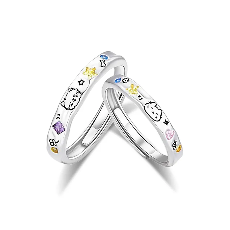 Zocai Rings Unisex-0