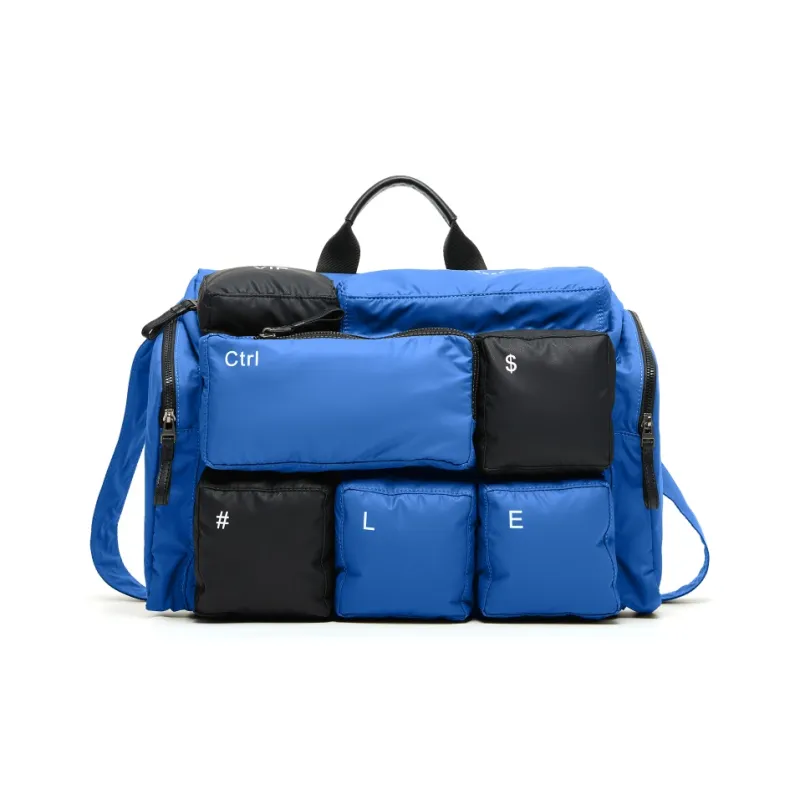 LEZENER Water Repellent Fabric Messenger Bag, Shoulder Bag, Crossbody Bag, Handbag Unisex Multicolor-4