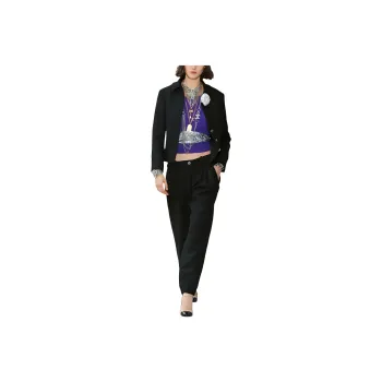 CHANEL Casual Pants Women's Black