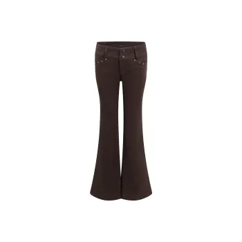 Ariseism Casual Pants Women's Dark Coffee