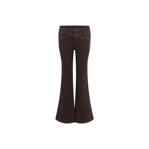 Ariseism Casual Pants Women's Dark Coffee