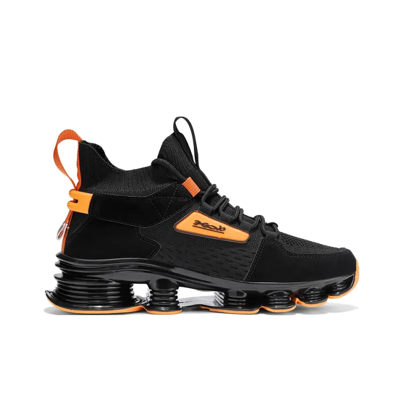 AMICNIEGD Cushioning Slip Resistant Height Increasing High Top Casual Shoes Men's-7