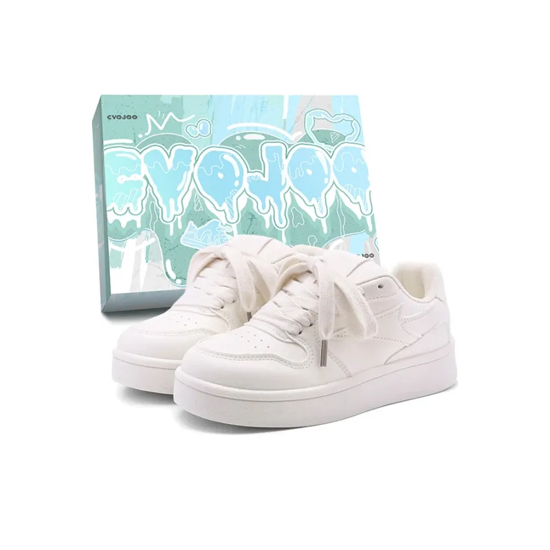 CVOJOO Anti Slip Wear Resistant Low Top Skateboard Shoes Women's-10