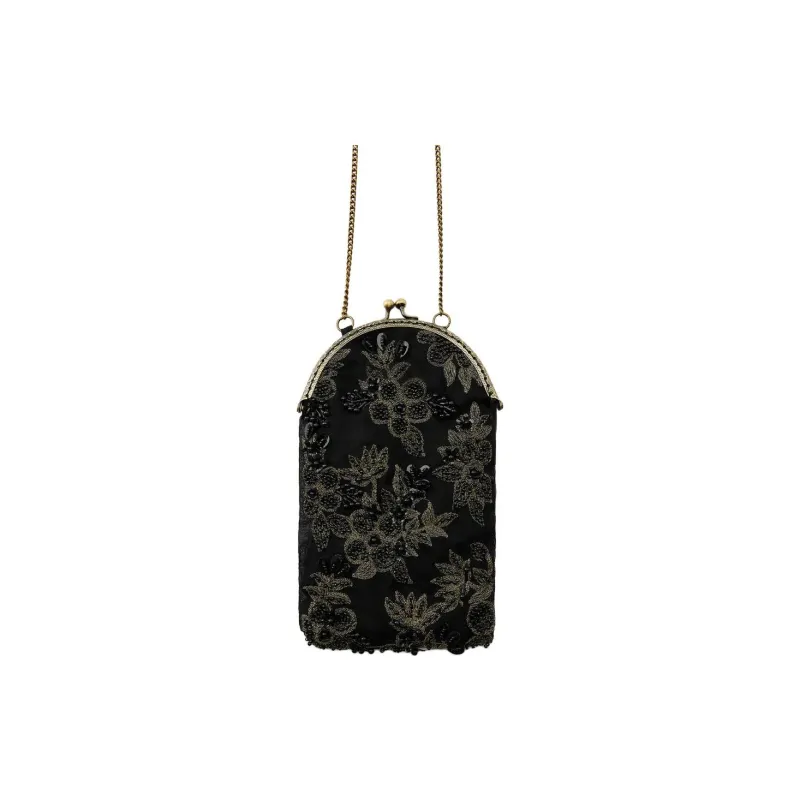 ZARA Polyester Crossbody Bag, Shoulder Bag Trumpets Women's Black-1