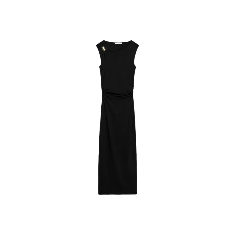 ZARA Sleeveless Dresses Women's Black-0