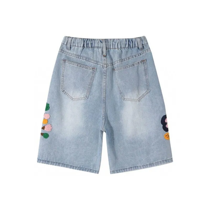 PVPVPV Denim Shorts Unisex Blue-2