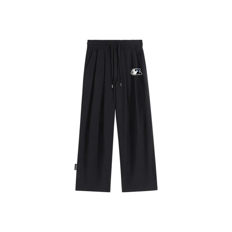 HIPANDA Casual Pants Men Black-0
