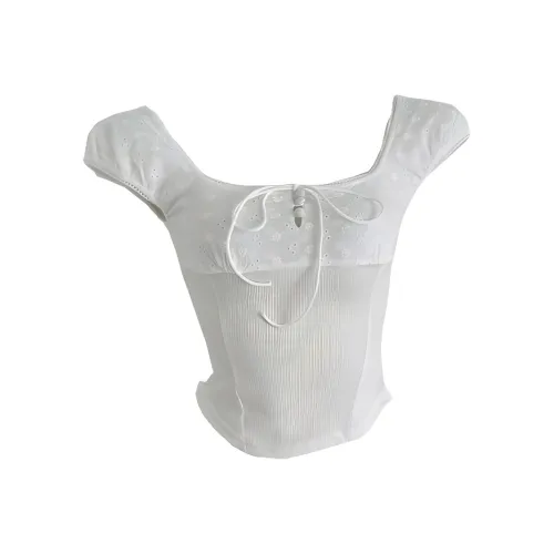 DOSOHEB T Shirts Women's White