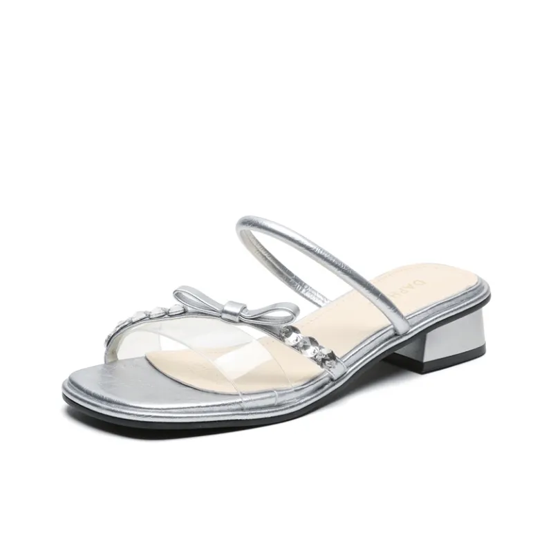 DAPHNE Rhinestone Slip Resistant Slide Slippers Women's-0