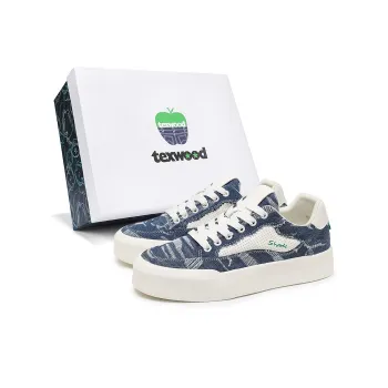 TEXWOOD Slip Resistant, Abrasion Resistant, And Balanced Low Top Skateboard Shoes Men's