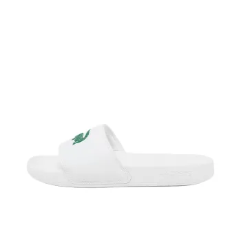 LACOSTE Abrasion Resistant Slide Slippers Women's White