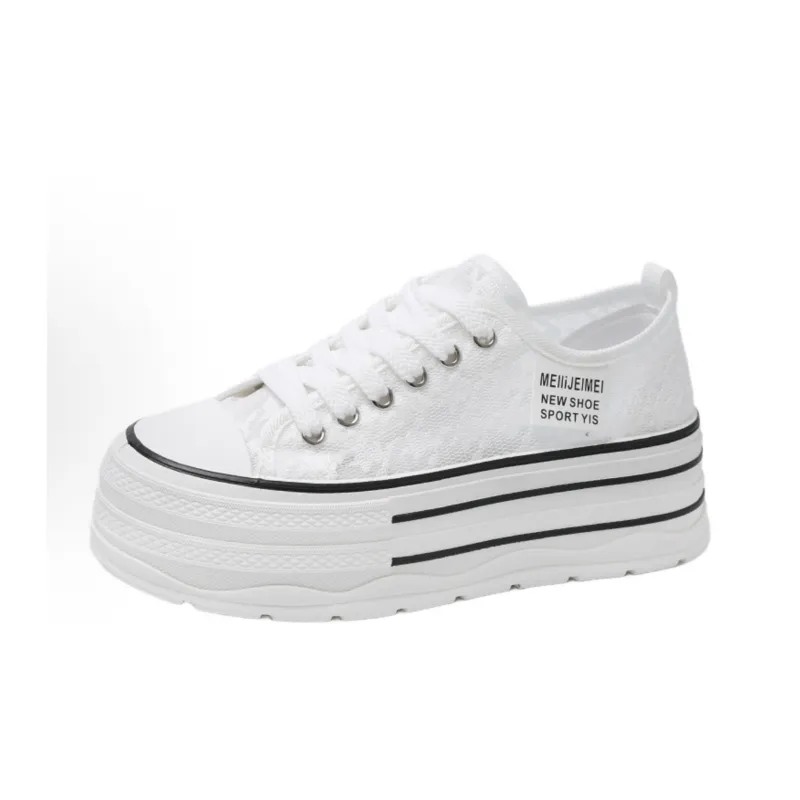 Puppytown Height Increasing Breathable Low Top Skateboard Shoes Women's-2