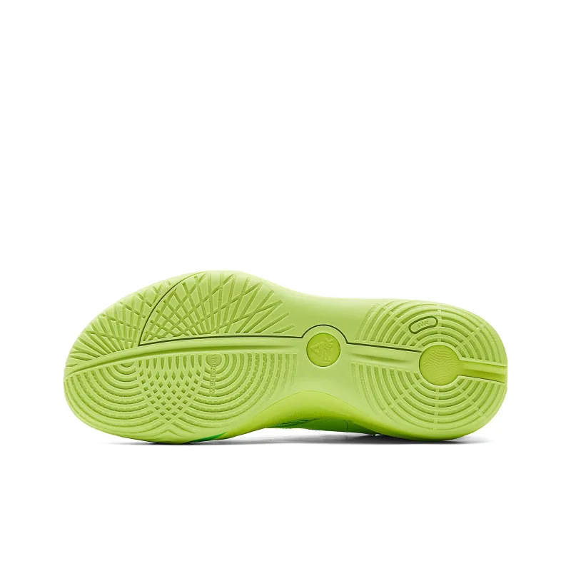 PEAK Shock Absorbers Anti Twist Breathable Slip Resistant Low Top Basketball Shoes Men's Sprout Green-5