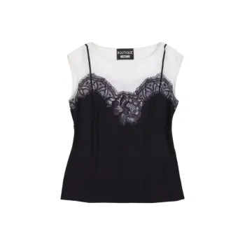 MOSCHINO T Shirt Women's Black White