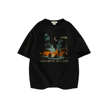 Jeep Pasture Horse Lifestyle T Shirt Unisex