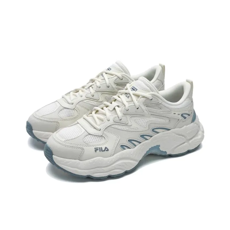 FILA FERN Sneakers Anti Slip Wear Resistant Low Top Chunky Sneakers Men's Gray Blue-1