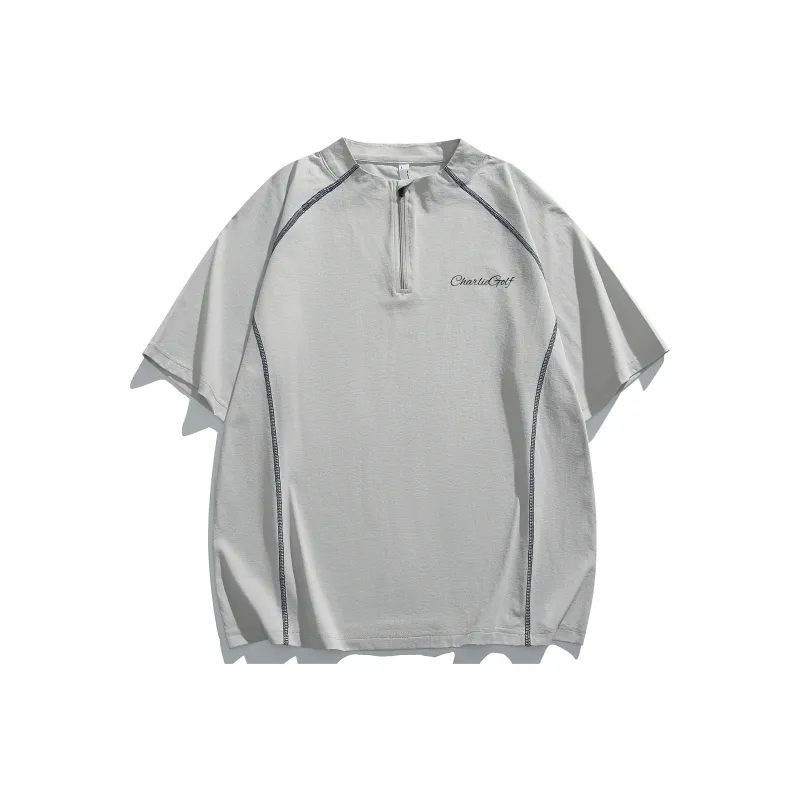 CHARLIE GOLF T Shirt Unisex Polar Black-2