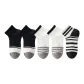 2 Black+2 White+1 Black Stripes
