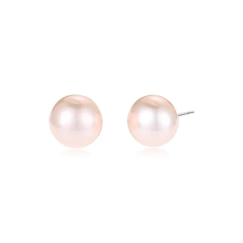 LAOMIAO Pearl Stud Earrings Women's-0