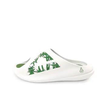 PEAK Very Small Fat Drag Quiet Slip Resistant Abrasion Resistant Slide Slippers Men's Ivory Green