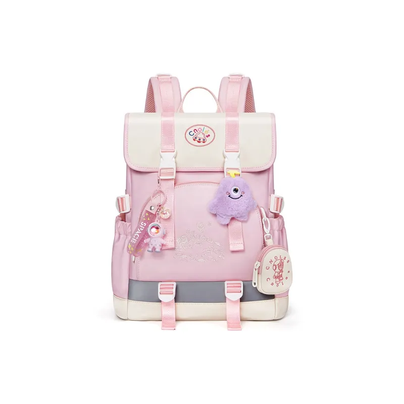 CNOLES Fabric Backpack Regular Women's Cardamom Pink/Ice Sea Blue-0
