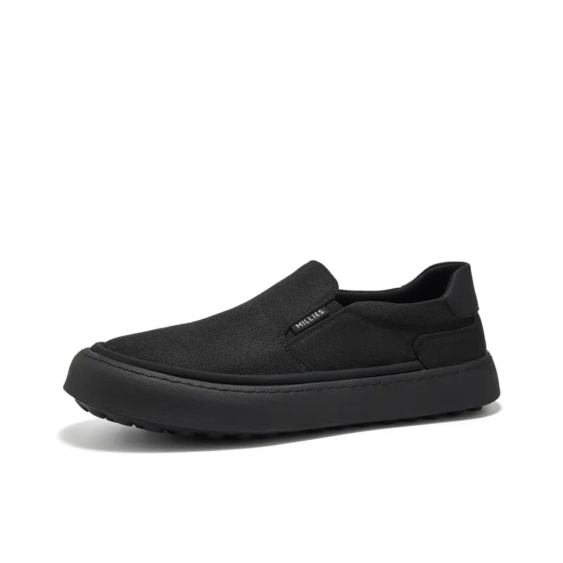 MILLIE'S Abrasion Resistant Low Top Casual Shoes Men's Black-0