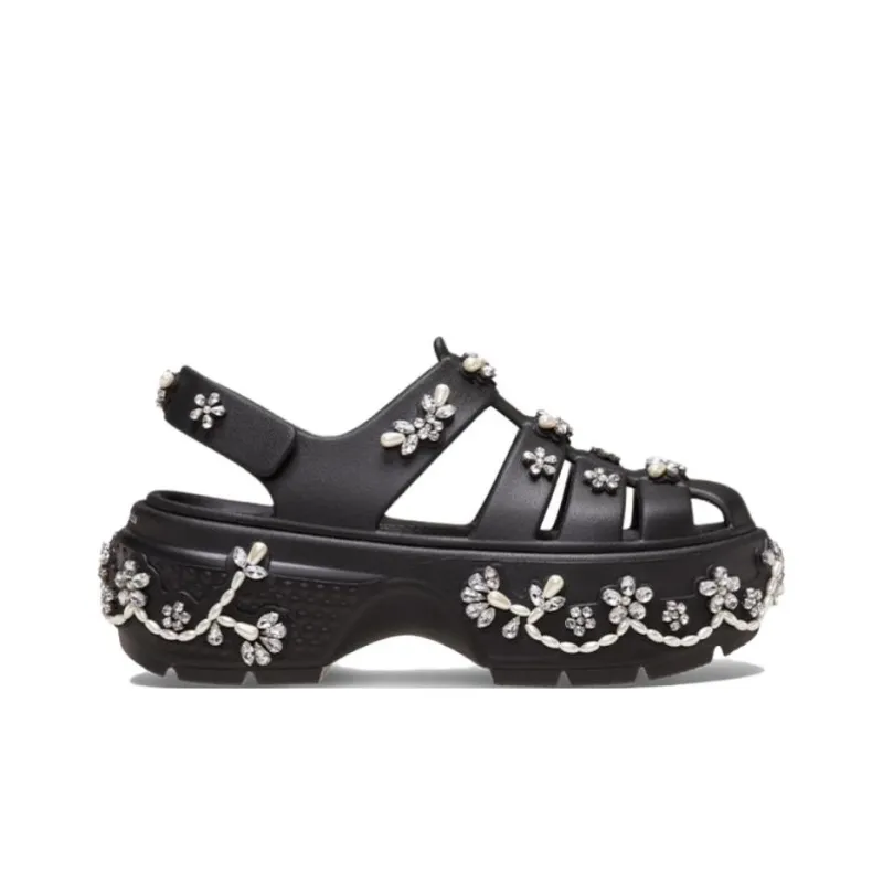 Crocs Stomp Fisherman Clog Simone Rocha Black-1