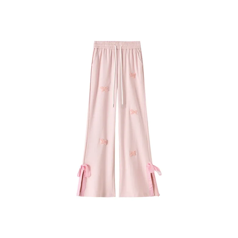 AHDO Casual Pants Women's Pink-0