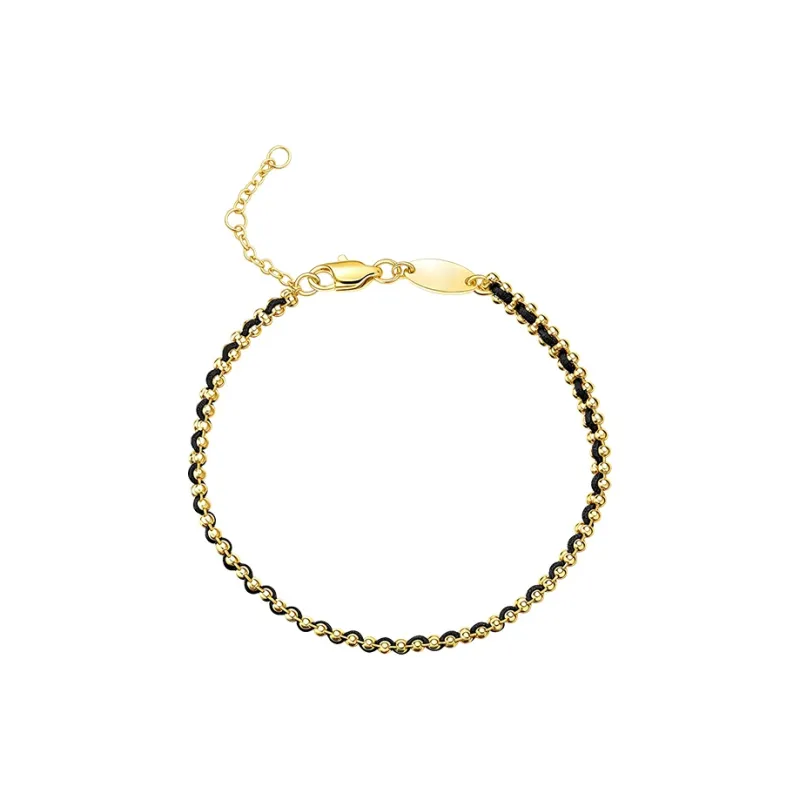 FANSHINER 18K Gold Plated Copper Bracelets Unisex-6