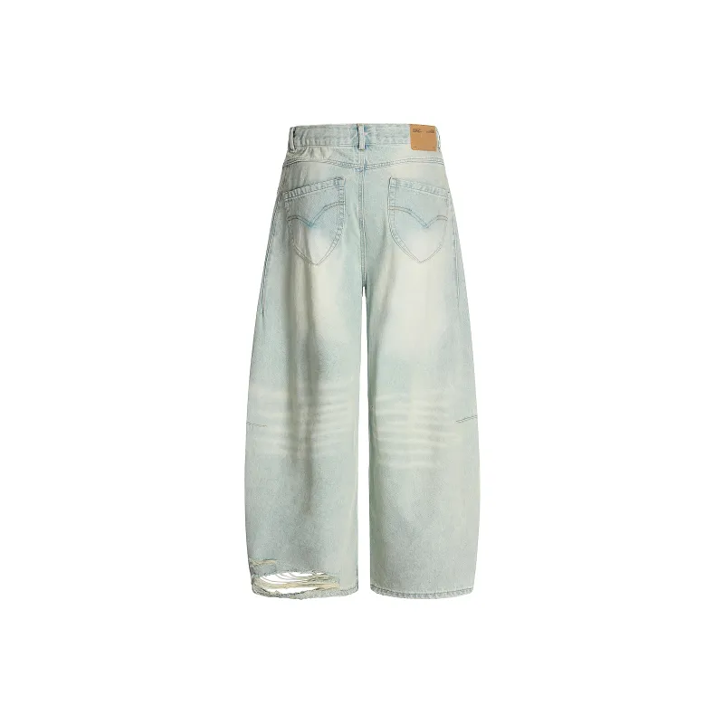 GBXM Jeans Unisex Ice Cyan Blue-2